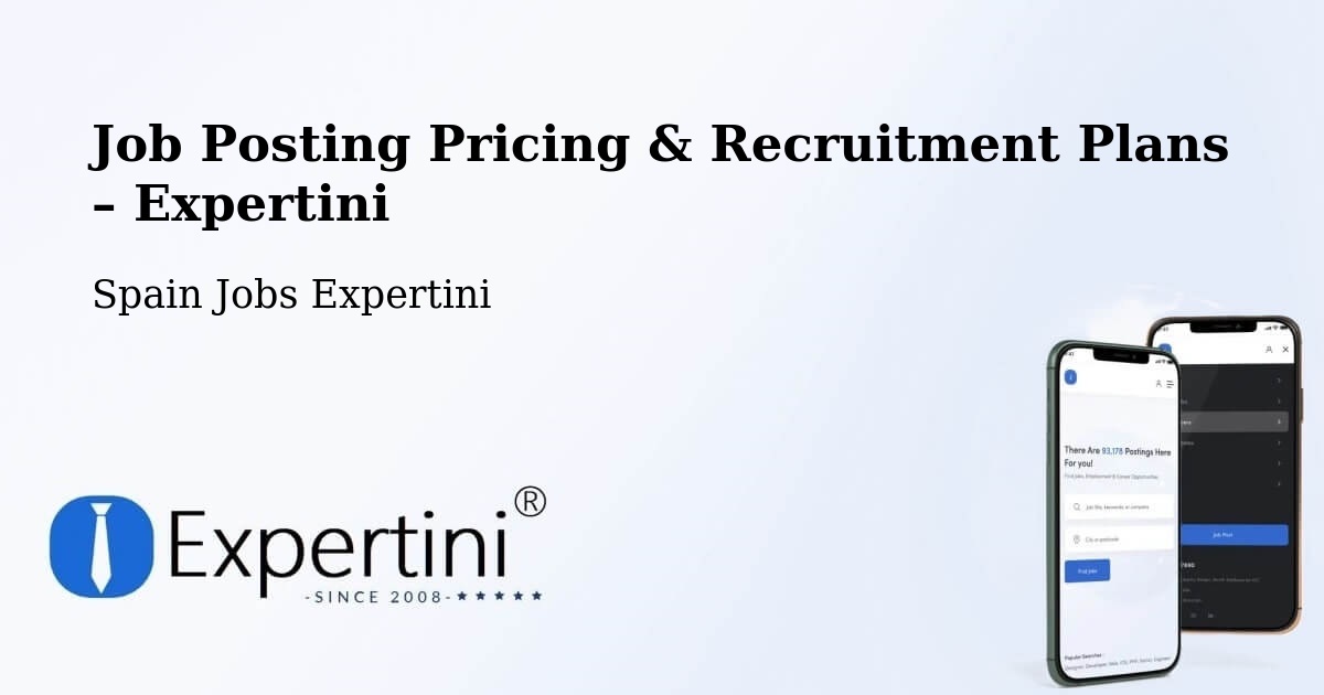 Job Posting Pricing & Recruitment Plans – Embid De Ariza - Embid De Ariza, Spain Jobs Expertini